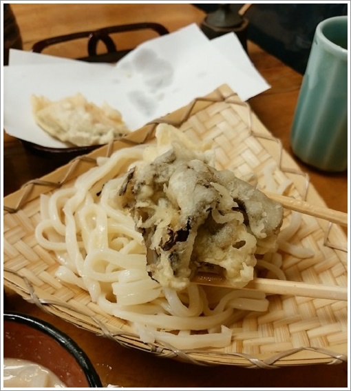サクサクの舞茸の天ぷら（大澤屋）